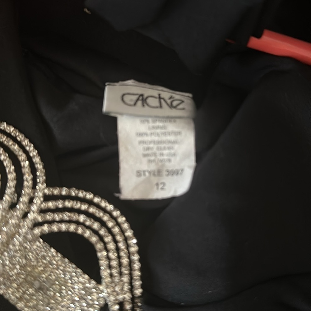 Black Cache dress for evening wear size 12 - Picture 5 of 7